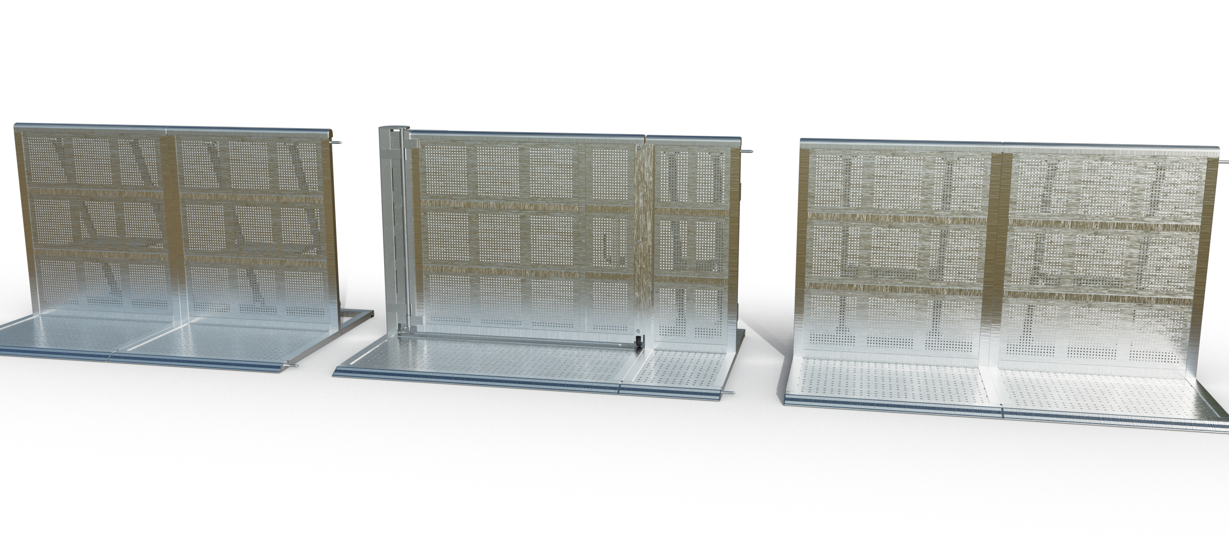 DB Gate 1m50 - Left (set) front