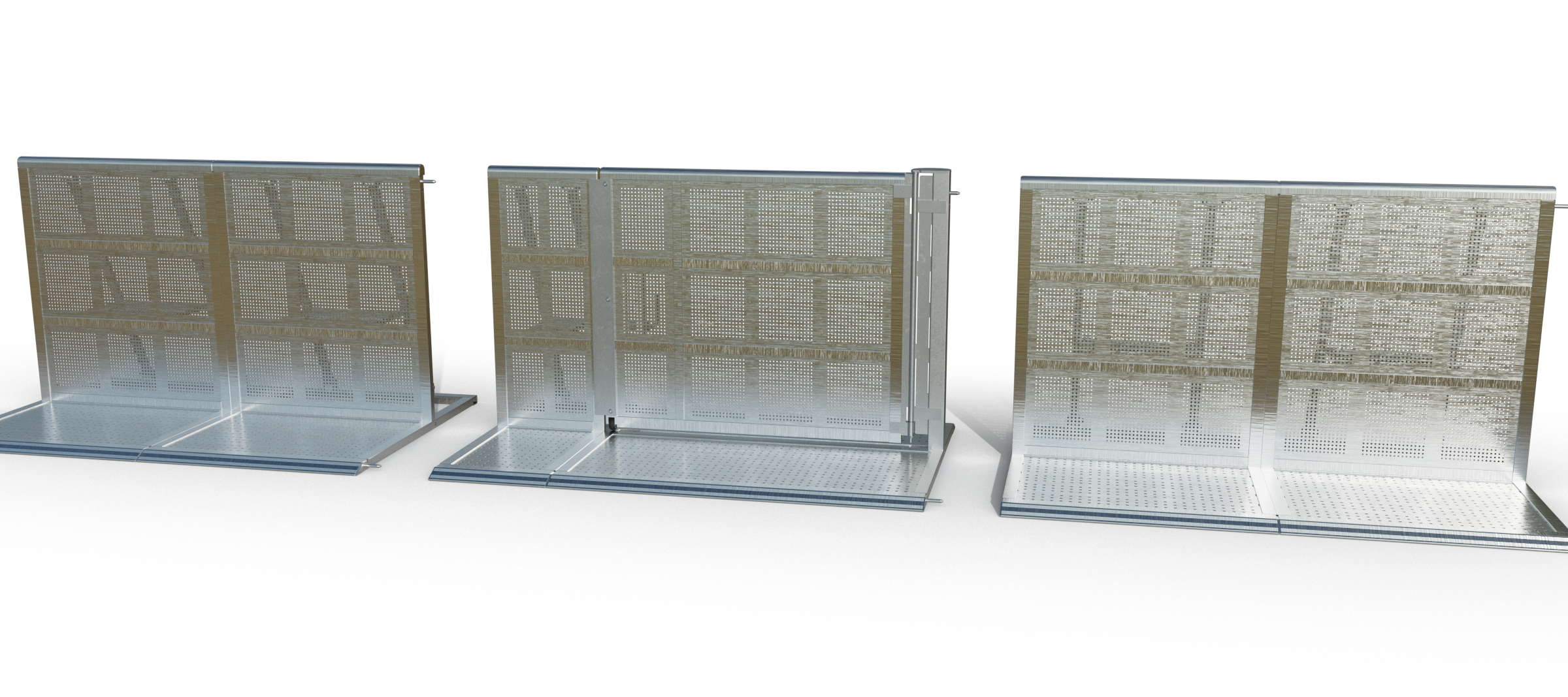 DB Gate 1m50 - Right (set) front