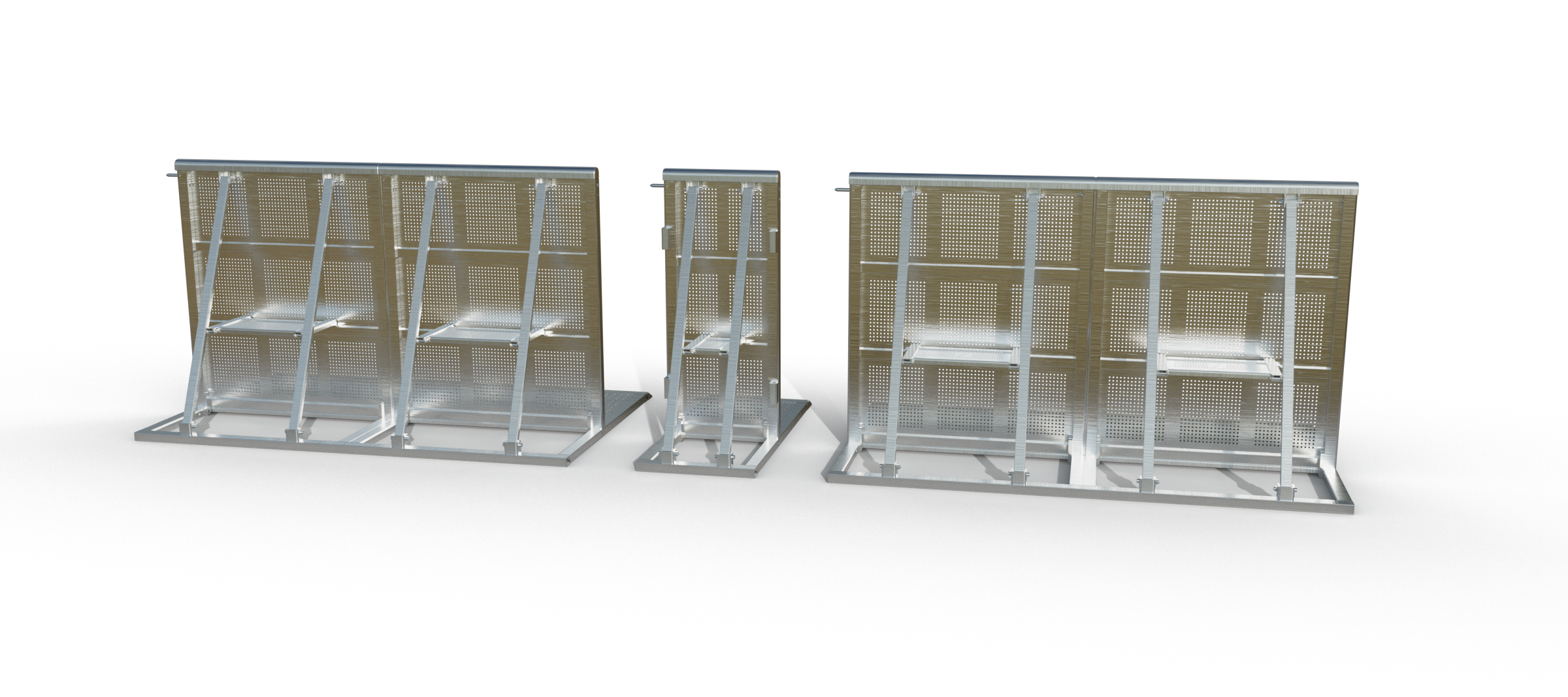 DB Straight 0m50 - Hinge Blocks back